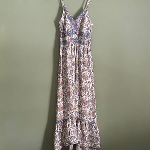 Sincerely Jules Multicolor Floral Paisley Maxi Dress Size XS